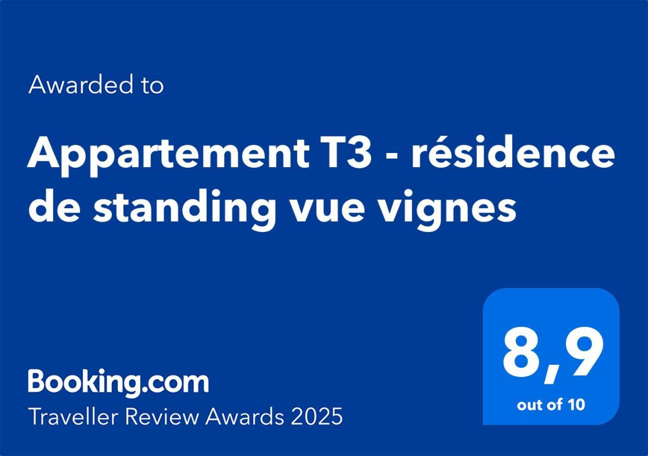 לה קרואה-ואלמר Appartement T3 - Residence De Standing Vue Vignes מראה חיצוני תמונה